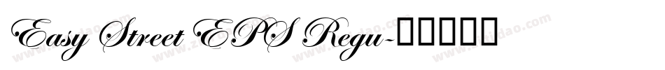 Easy Street EPS Regu字体转换